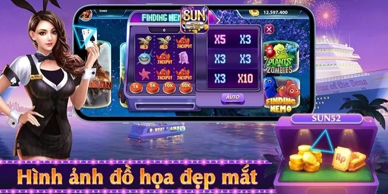 Game bài - Trò chơi hay săn tiền thưởng khủng 1 Thiết kế giao diện độc đáo, bắt mắt